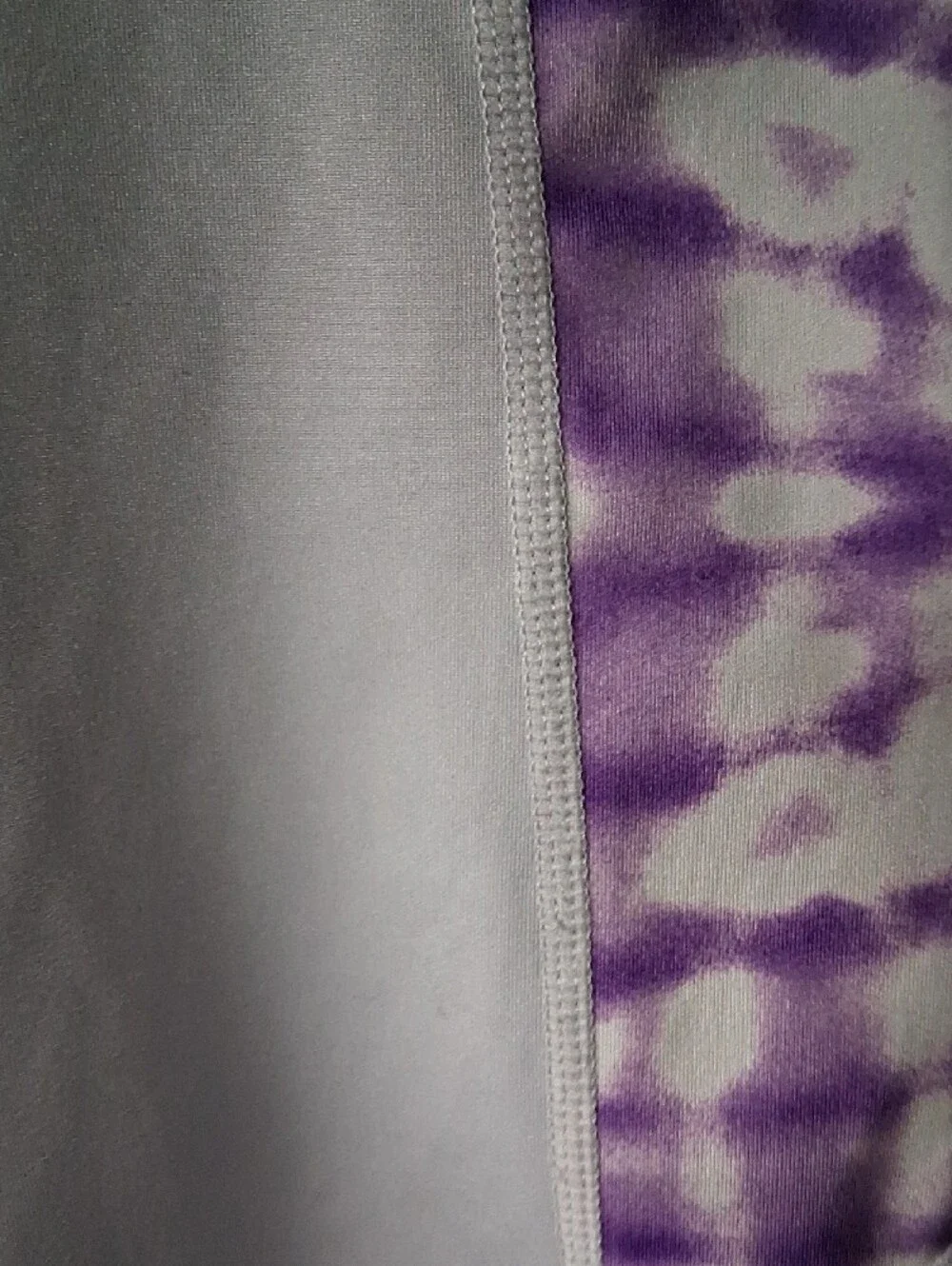 Nike Light Purple Shorts with Purple Tie-Dye Side Panels